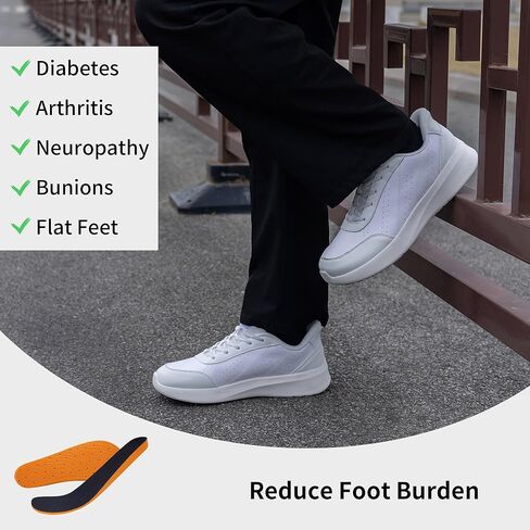 رجالي عريض أصابع القدم أحذية المشي قوس الدعم التنس الأحذية الرياضية صفر إسقاط الحد الأدنى أحذية عارضة الحجم 7-12 in Kuwait
