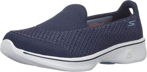 Skechers Performance Women's Go Walk 4 Kindle Slip-On Walking Shoe, Navy/White, 9.5 Wide in Saudi Arabia