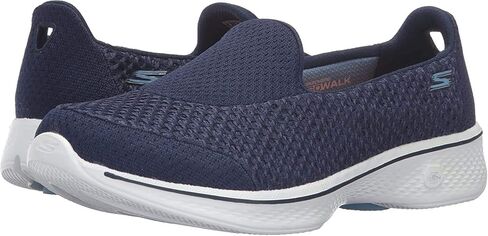 Skechers Performance Women's Go Walk 4 Kindle Slip-On Walking Shoe, Navy/White, 9.5 Wide in Saudi Arabia