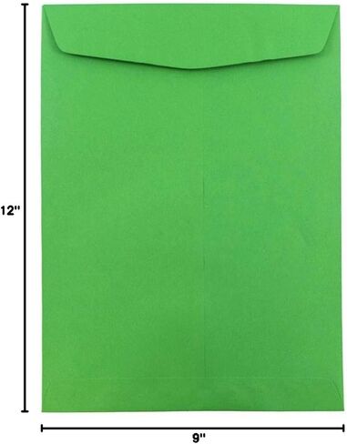 JAM PAPER 9 x 12 Open End Catalog Premium Envelopes - Brown Kraft Paper Bag - 100/Pack in Saudi Arabia