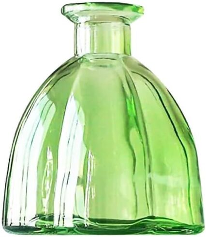 WAIT FLY Colorful Glass Diffuser Bottles for Essential Oils, Replacement Diffusers, Reed Sticks, Crafts, Spa, Home Decoration-Green-1 PCS in Kuwait