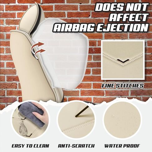 أغطية مقعد السيارة لفورد موستانج 2000-2025 ، غطاء مقعد السيارة الممتاز Nappa Leather ، أغطية مقاعد رياضية أنيقة ， مجموعات غطاء مقعد السيارات (مقعدين قياسيين/أحمر أسود) in Kuwait