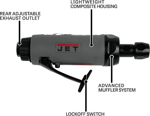 JET JAT-413, 1/4-Inch Straight Pneumatic Die Grinder (505413) in Kuwait