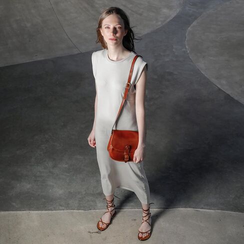 Time Resistance Leather Cross Body Bag for Women - Handbag, Shoulder, Messenger, Purse in Saudi Arabia