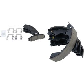 TRQ Brake Pads Ceramic Compatible with 1995-1998 Eagle Talon 1995-2000 Mitsubishi Eclipse 1999-2000 Galant