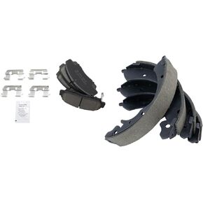 TRQ Brake Pads Ceramic Compatible with 2003-2007 Honda Accord