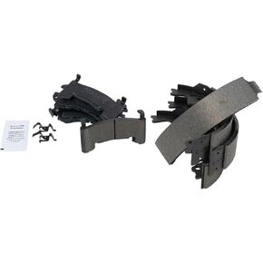 TRQ Brake Pads Ceramic Compatible with 78-87 Buick 78-02 Chevrolet 82-03 GMC 98-00 Isuzu 78-96 Oldsmobile 78-92 Pontiac