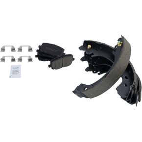 TRQ Brake Pads Ceramic Compatible with 2003-2008 Toyota Corolla
