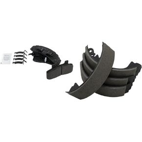 TRQ Brake Pads Semi-Metallic Compatible with 1993-1996 Buick Century 1991 LeSabre Oldsmobile Cutlass Ciera Pontiac Bonneville