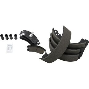 TRQ Brake Pads Ceramic Compatible with 1996-2002 Chevrolet Cavalier