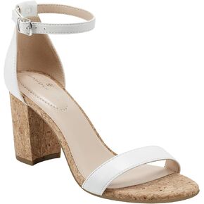 Bandolino Women's Armory Heeled Sandal, White 140, 7 in Kuwait
