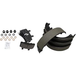 TRQ Brake Pads Ceramic Compatible with 88-02 Chevrolet 94-99 Dodge GMC