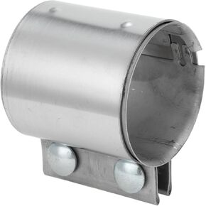 Exhaust Pipe Clamp/Exhaust Muffler Tube Joint for Car Truck/Durable Stainless Steel 1.50" 87mm / 1 Pc Silver Tone