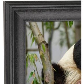 10x33 Picture Frame Solid Wood Panoramica Photo Frame 10x33 inch Poster Frame Painting Frame Black (X23B1033)