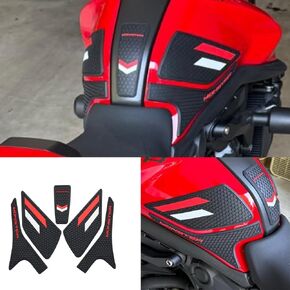 للوحش Ducati 937 Monster 950 SP 2021 2022 2023 منصات دبابات خزان الوقود الجانبية واقي وحشية Monster937 Monster950 SP ملصقات شرس غاز قبضة السحب للركبة.