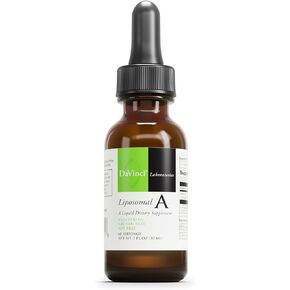Davinci Labs Liposomal A - فيتامين السائل A لدعم العظام والجلد والأمعاء والرؤية وصحة المناعة* - خالية من الغلوتين - 30 مل