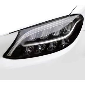 HOHOFILM TPU Smoky Black Headlight Protection Film 50% Stretchable Tail Lights, Fog Lights Tint Wrapping Film Roll (12"x60")