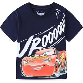 Disney Cars Lightning McQueen Boys Short Sleeve T-Shirt for Toddler and Big Kids