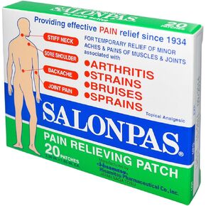 Salonpas Pain Relieving Patch 20 Ct