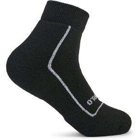 Shorlos® Pickleball Light Cushion Cankle Socks for Men and Women - Wick® Cool Fiber - LG Black LG (حذاء الولايات المتحدة 10.5-11.5) مقاس واحد