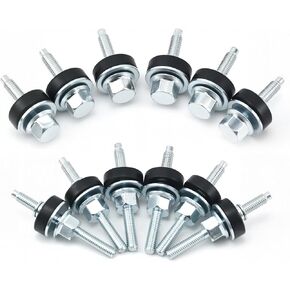 Valve Cover Bolt for Ford 6.0 Powerstroke Diesel F250 F350 E350 E450 2003-2010, 4C3Z-6C519-AA for Valve Cover BoltComplete Set one Side Long and Short