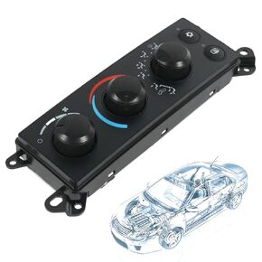 P55056569AC Front A/C Heater Climate Control Module Compatible with 2006-2008 R-a-m 1500, 2500, 3500 & 2008-2011 Da-KOT-a - Replacement for P55056569AD, 55056569AE
