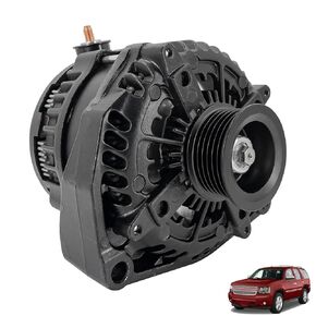 15093928 Black 14 V High Output Alternator 300 AMP for 2007-2014 Chevy Silverado 1500 2500HD 3500HD 2007-2014 Gmc Sierra Pickup Truck 15857608 15905871 25877026 15857608