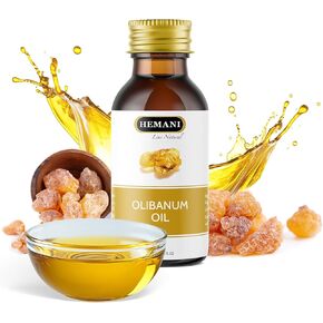 Hemani Olibanum Oil (Boswellia Serrata) 30ml - Premium Frankincense Essential Oil for Relaxation, Calming and Soothing Experience, Promotes Inner Peace and Wellness.