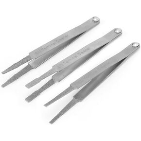 Terminal Cleaner Set, Terminals Wiring Tweezer Cleaning Auto Repairing Hardware Tool Strong Stability for Small Electrical Spade Pin Connector Mechanics Technicians Repair DIY Project 3PCS