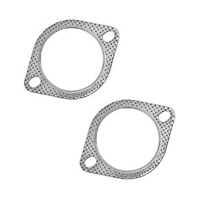 2PCS Turbo Exhaust Manifold Gasket Set - High Temperature Resistant Gaskets for Car and Auto, Replacement for OEM#120-06310-0002, 3 Inch Diameter