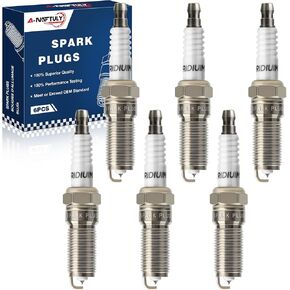 PLACKS IRIDIUM Spark Plugs 6 Pack 97177 FITS لعام 2011-2019 Ford F150 3.5 Explorer Taurus Flex Expedition Transit 150 250 350 Lincoln MKS MKT Navigator 2011 2012 2014 2015 2015 2017 2018 2018 V6 3.5L.