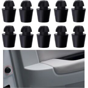 10 PCS Car Door Overslam Bumper Stopper, Universal Rubber Auto Front Rear Door Shock Absorber Guard Cushion Pads, Vehicle Door Side Protection Buffer Pad Dampers Car Accessories