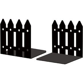 Peacoblue Metal Bookends for Shelves, Modern Decorative Heavy Duty Study Book Support Stoppers for Office, Desk, Shelf, Room 5.3"x4.3"x7.9" Cast Iron Simple Tall Bookends, 1 Pair (Rooster)