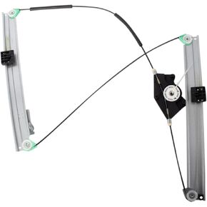 TRQ Front Right Window Regulator Passenger Side Compatible with 2002-2008 Audi A4 A4 Quattro 2007-2008 RS4 2004-2008 S4