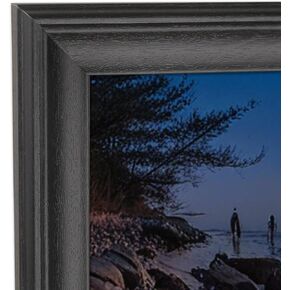 10x35 Picture Frame Solid Wood 10x35 Photo Frame 10x35 Inch Posters Frame 10x35 Inch Panoramic Frames Black, including Hanging Hardware (C23B1035) ﻿