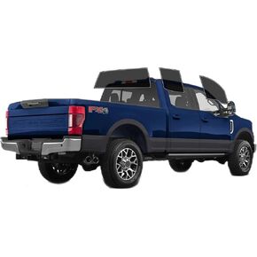 Precut Film Front Two Door Windows Tint Film Cars Sun Blocking Protection Privacy Anti Shatter Glass Computer Cut Any Tint Shade for Ford F250 Extended Cab 2017-2025