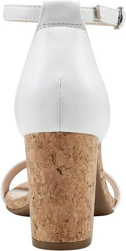 Bandolino Women's Armory Heeled Sandal, White 140, 7 in Kuwait