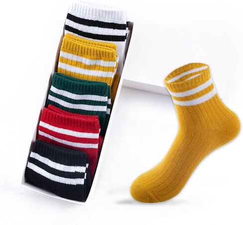 Socks 5Pairs Cotton Men's Athletic Socks,box-packed Socks,Men s Running Ankle Socks in Saudi Arabia