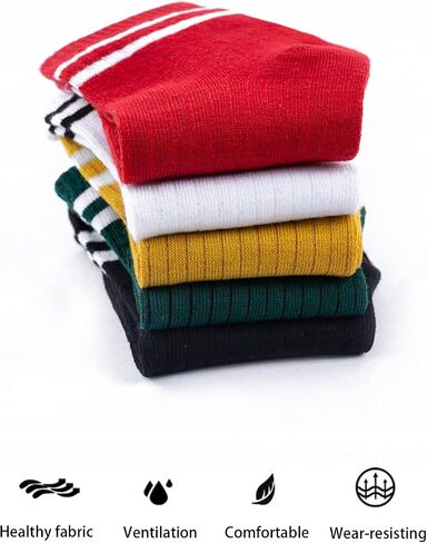Socks 5Pairs Cotton Men's Athletic Socks,box-packed Socks,Men s Running Ankle Socks in Saudi Arabia