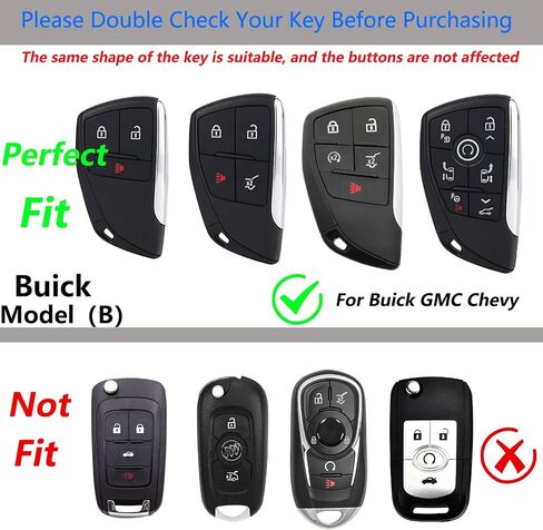 for Chevy Key Fob Cover with Keychain,Zinc Alloy Protection Key Case Compatible with 2021 2022 2023 Chevy Suburban Silverado Tahoe GMC Yukon Sierra 1500 Buick Key Shell Accessories in Saudi Arabia
