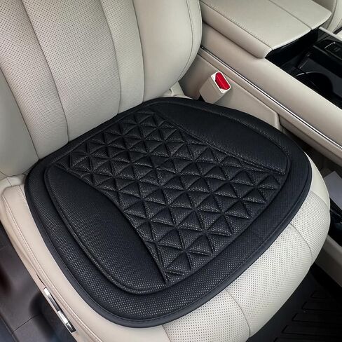 Cooling Car Seat Cover Front Seat, Car Seat Protector, Front Car Seat Cover Cooling Pad with Dissipate Heat Quickly, Anti-Slip Ventilated Seat Covers Car Accessories for Car (Blue) in Saudi Arabia