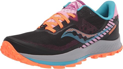 حذاء الجري Peregrine 11 Trail للنساء من Saucony، رمادي فاتح/أخضر، 9.5 M in Saudi Arabia
