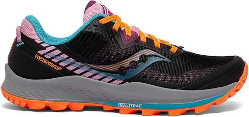 حذاء الجري Peregrine 11 Trail للنساء من Saucony، رمادي فاتح/أخضر، 9.5 M in Saudi Arabia