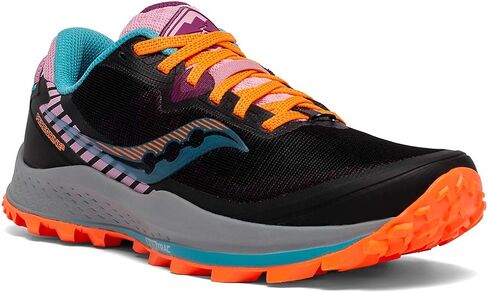 حذاء الجري Peregrine 11 Trail للنساء من Saucony، رمادي فاتح/أخضر، 9.5 M in Saudi Arabia