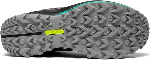 Saucony Women's Peregrine 11 Trail Running Shoe, Light Grey/Green, 9.5 M in Kuwait
