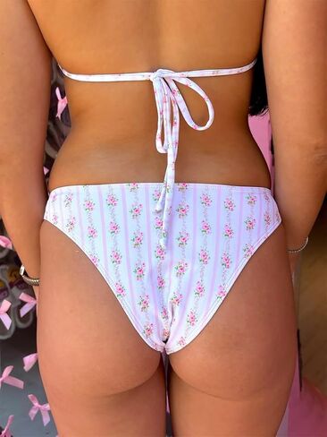 Women's Bikini Swimsuit Set Sexy Swimwear Halter String Triangle Bathing Suit in Saudi Arabia