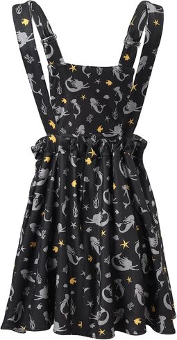 CutiePlusU Women's Suspender Dress Adjustable Suspenders Skirt Cartoon Printed Overalls in Saudi Arabia