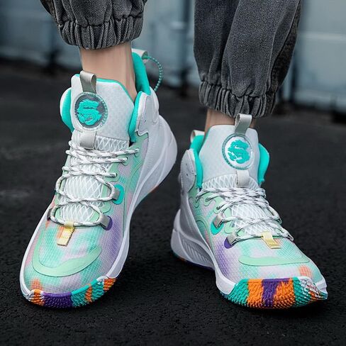 DHOVOR Womens Basketball Shoes Teenager Basketball Sneakers Non Slip Basketball Trainers Sports Shoes for Women Indoor and Outdoor in Saudi Arabia