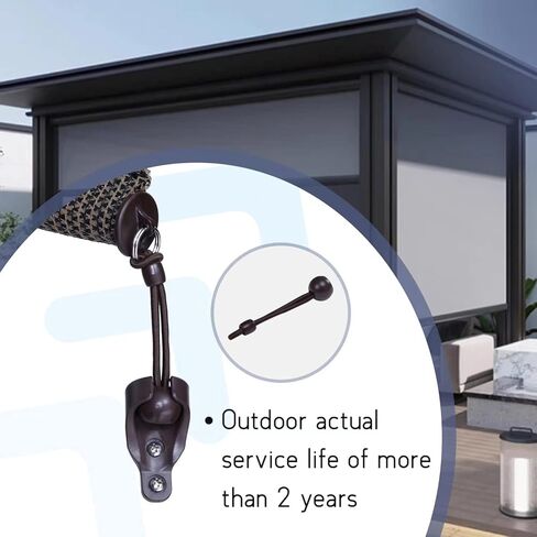 Universal Sunshade Replacement kit Bungee Jumping kit, Sunshade Strap, Weather Resistance, Compatible with Coolaroo Exterior Roller Blinds, Outdoor louvers, and Outdoor Roller Blinds in Kuwait