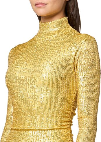 Norma Kamali Women's Long Sleeve Turtleneck Pickleball Dress in Saudi Arabia